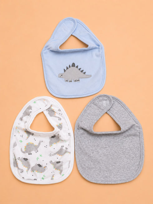 3-Pcs Baby Bibs Gift Set