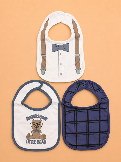 3-Pcs Baby Bibs Gift Set