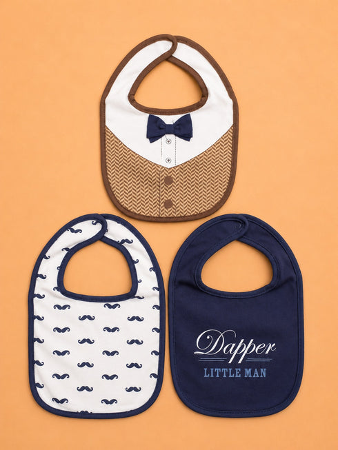 3-Pcs Baby Bibs Gift Set