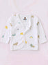 Safari Friends Full Sleeve Night Suit Set (White)