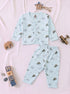 Jurassic World Full Sleeve Night Suit Set (Sky Blue)