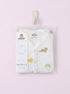 Safari Friends Full Sleeve Night Suit Set (White)