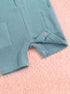 Playful Green Henley Romper