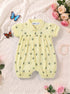 Leaf Clover Polo Collar Romper