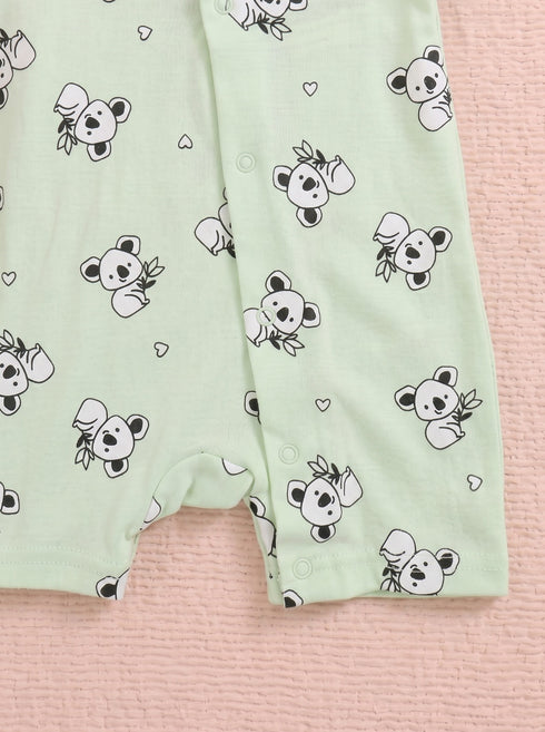Koala Bear Button Down Romper
