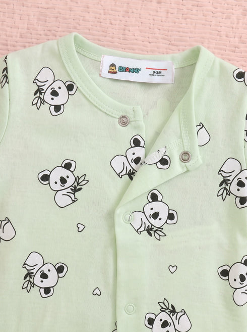 Koala Bear Button Down Romper