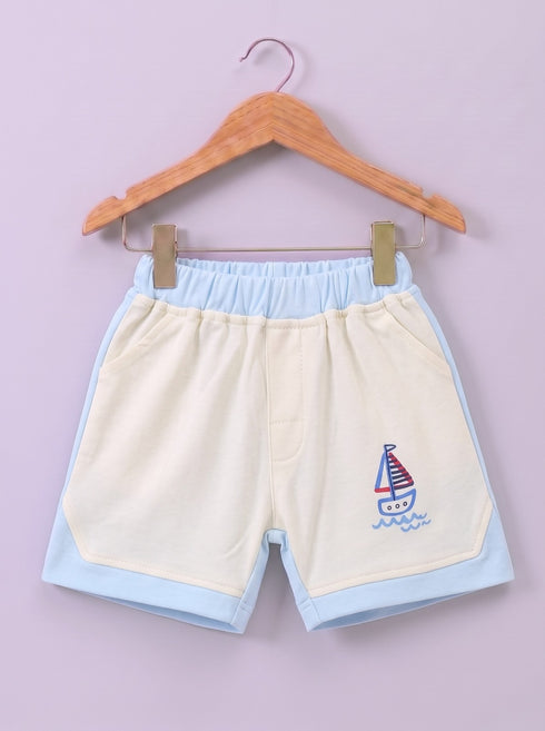 Sea Explorer Panelled Polo Short Set