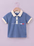Little Paris Panelled Polo Short Set