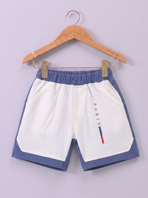 Little Paris Panelled Polo Short Set