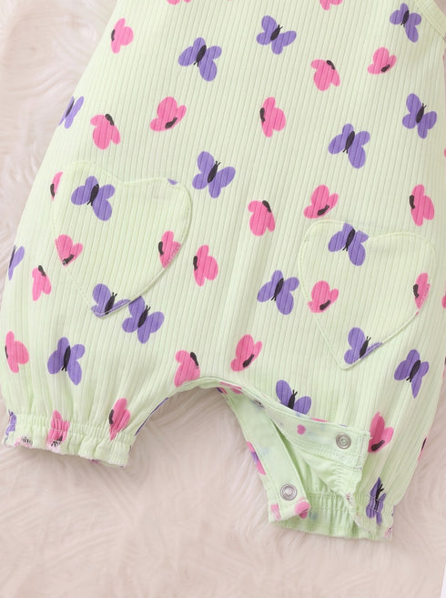 Butterfly Garden Frilled Romper