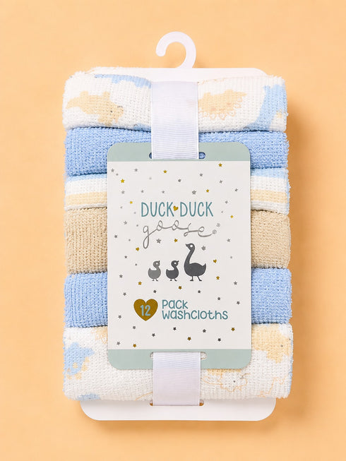 12-Pcs Baby Face Towel Gift Set