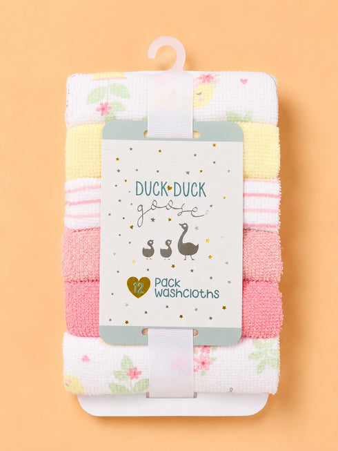 12-Pcs Baby Face Towel Gift Set