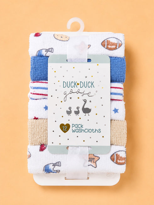 12-Pcs Baby Face Towel Gift Set