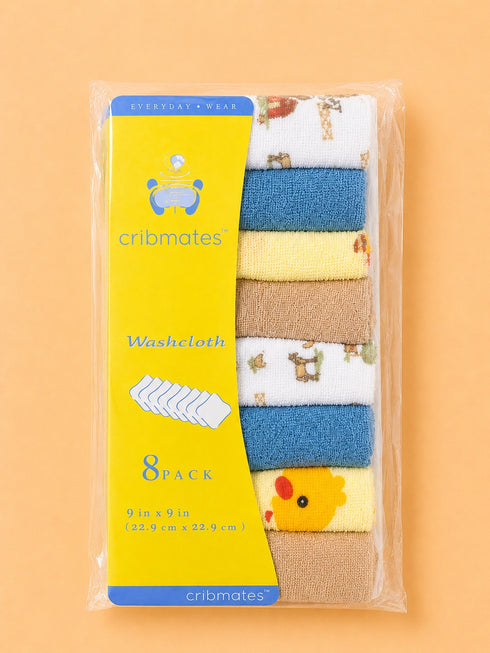 8-Pcs Baby Face Towel Gift Set