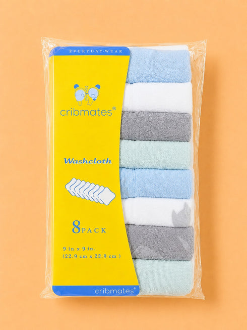 8-Pcs Baby Face Towel Gift Set
