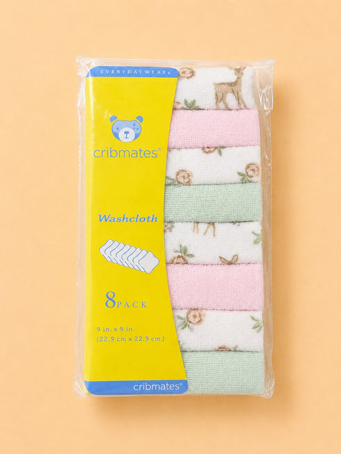 8-Pcs Baby Face Towel Gift Set