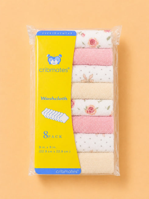 8-Pcs Baby Face Towel Gift Set