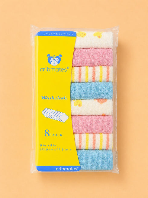 8-Pcs Baby Face Towel Gift Set