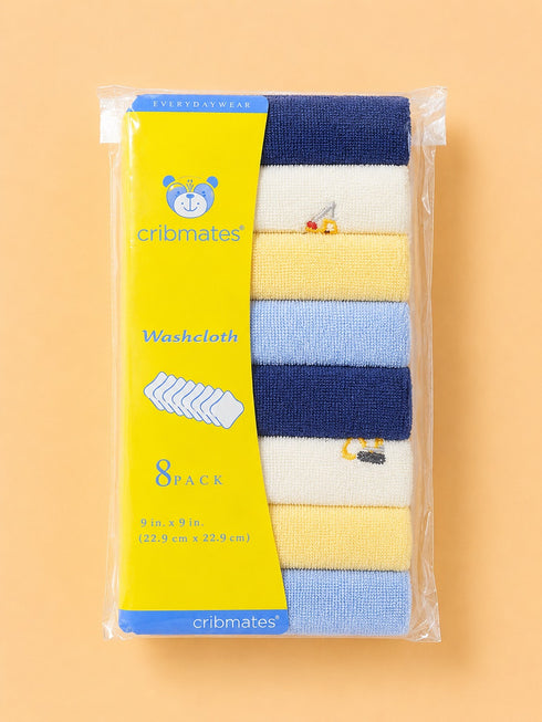 8-Pcs Baby Face Towel Gift Set