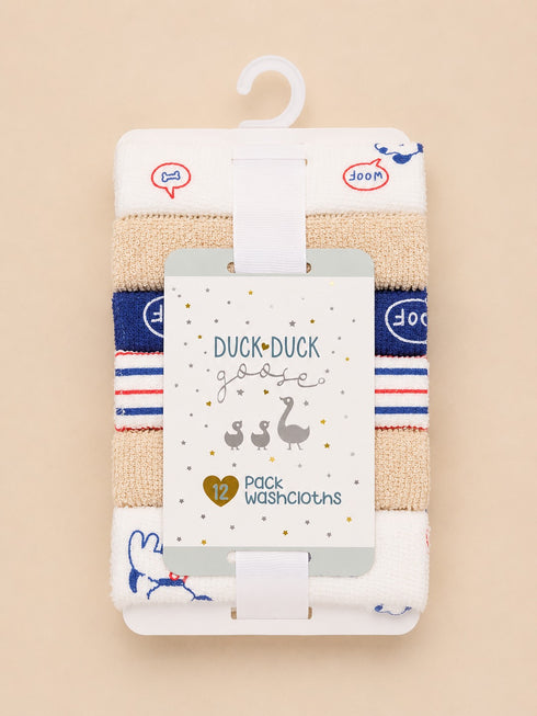 12-Pcs Baby Face Towel Gift Set