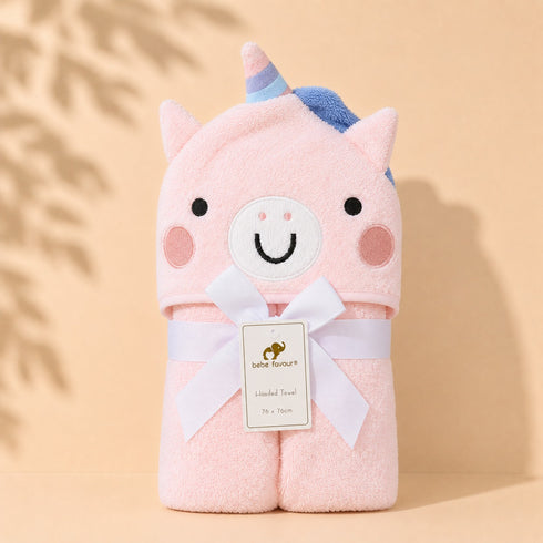 Cute Lama Baby Hooded Bath Towel (76x76)