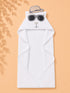 Handsome Bear Baby Hooded Bath Towel (76x76)