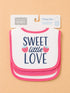 3-Pcs Baby Bibs Gift Set