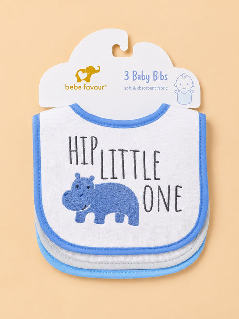 3-Pcs Baby Bibs Gift Set