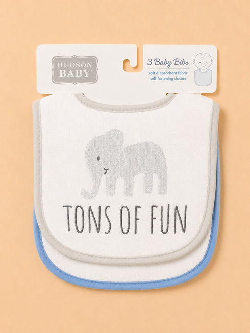 3-Pcs Baby Bibs Gift Set
