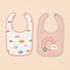 4-Pcs Baby Caps & Bibs Gift Set