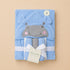 Hippo Baby Hooded Bath Towel Set With 3 Wash Cloths