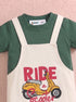 Scooter Ride Dungaree Romper