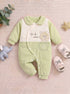 Cuddle Bear Textured Romper (Pista Green)