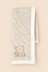 Hello Bear Embroidered Baby Orbital Blanket (Grey)
