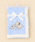 Elephants Embroidered Baby Orbital Blanket