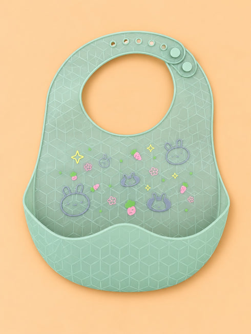 Bunny Waterproof Baby Adjustable Silicone Bib
