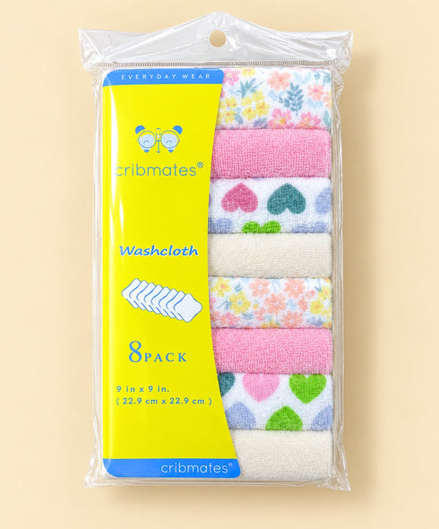 8-Pcs Baby Face Towel Gift Set