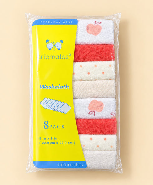 8-Pcs Baby Face Towel Gift Set