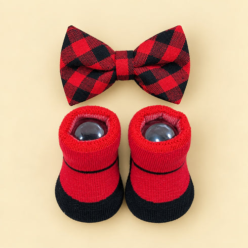 2-Pcs Baby Headband & Sock Gift Set