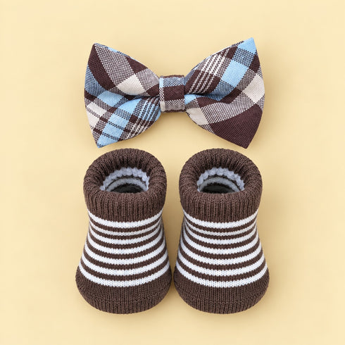 2-Pcs Baby Headband & Sock Gift Set
