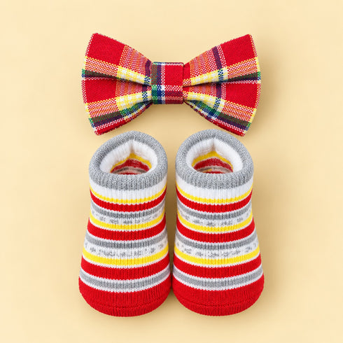 2-Pcs Baby Headband & Sock Gift Set