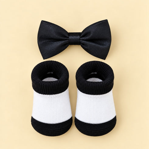 2-Pcs Baby Headband & Sock Gift Set
