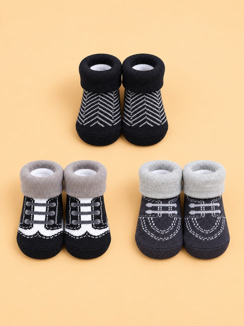 Baby 3-Pcs Sock Gift Set