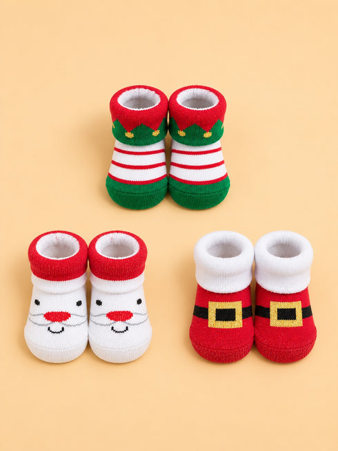 Baby 3-Pcs Sock Gift Set