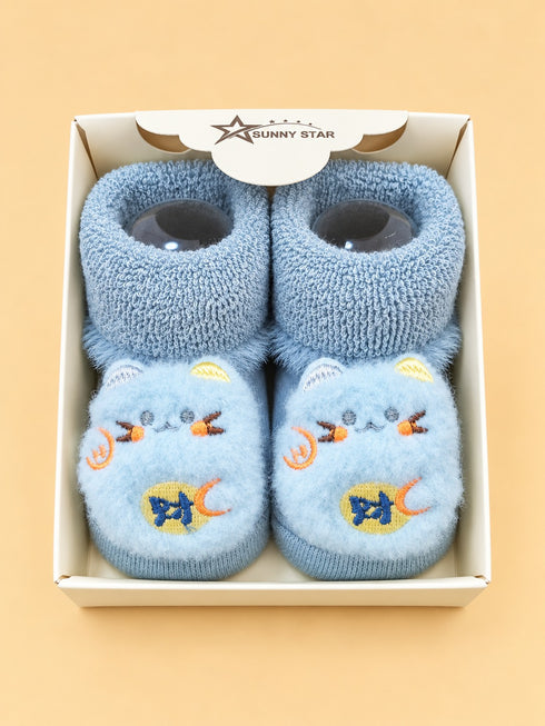 Cute Kitty Baby Booties Set
