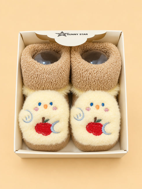 Little Chick Baby Booties Set