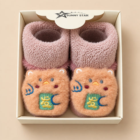 Tiny Hamster Baby Booties Set