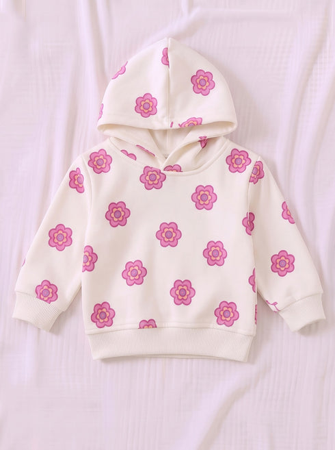 Pretty Bloom Fleece Hooded Set