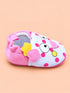 Polka Dot Cartoon Baby Shoes (Pink)