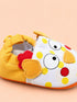 Polka Dot Cartoon Baby Shoes (Yellow)